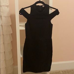 Black ribbed Parker dress, NWT size small.